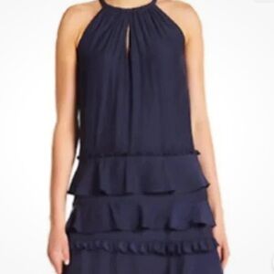 Ramy Brook Leo Dress, Navy, size M. EUC